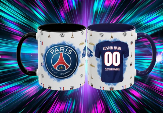 Caneca personalizada com nome e numero