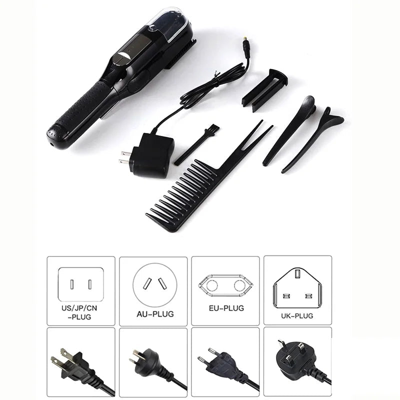 Aparador de Pontas de Cabelo Sem Fio – Profissional Automático