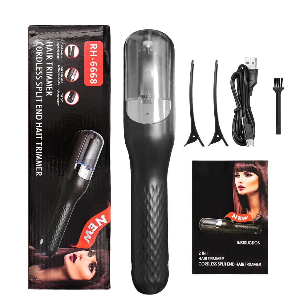 Aparador de Pontas de Cabelo Sem Fio – Profissional Automático