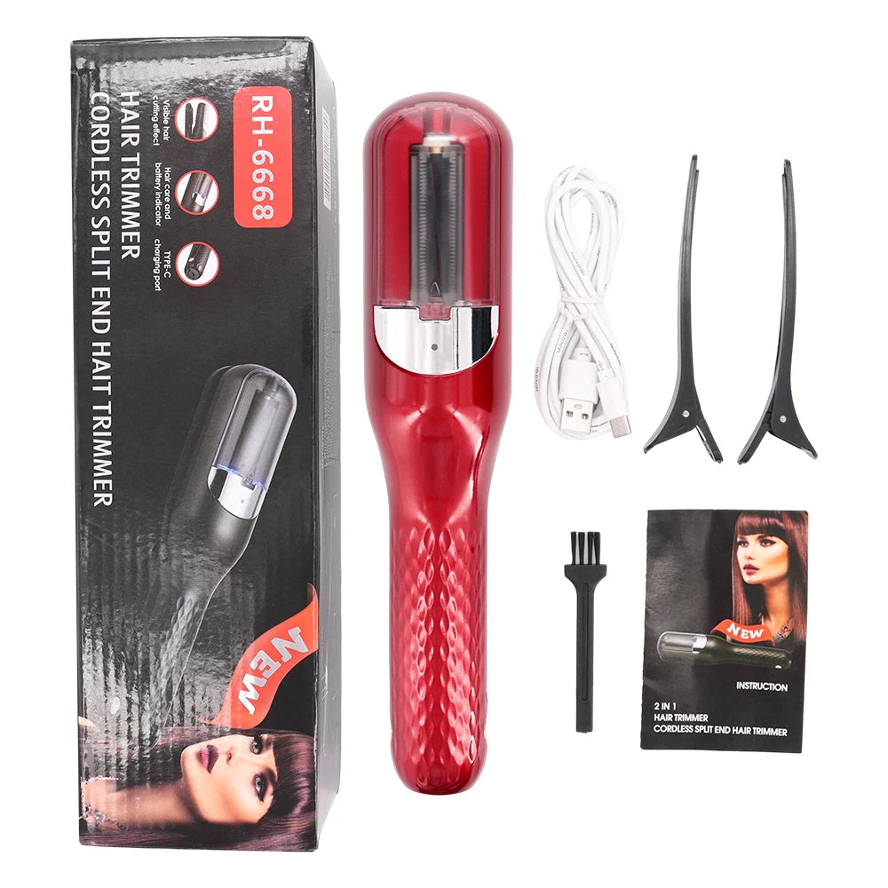 Aparador de Pontas de Cabelo Sem Fio – Profissional Automático
