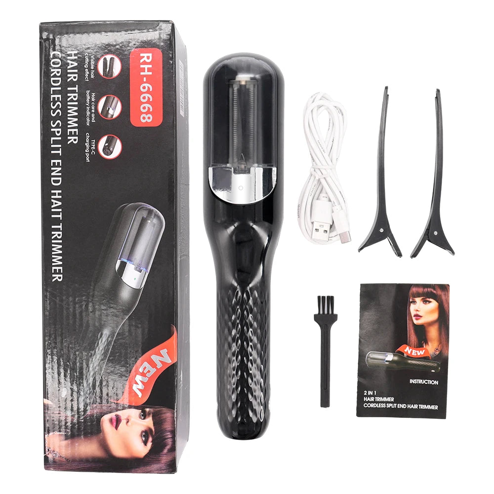 Aparador de Pontas de Cabelo Sem Fio – Profissional Automático