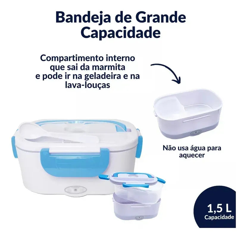 Lancheira Elétrica Portátil – Laranja