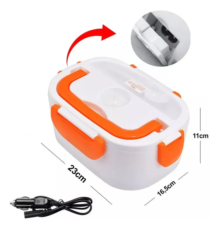 Lancheira Elétrica Portátil – Laranja