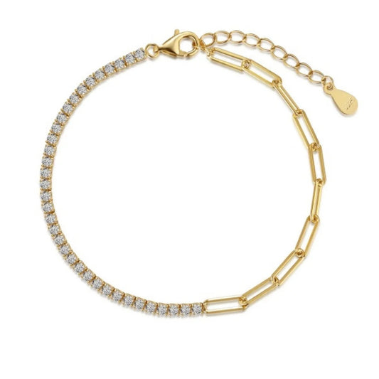 Pulseira Minimalista Riviera com Elos