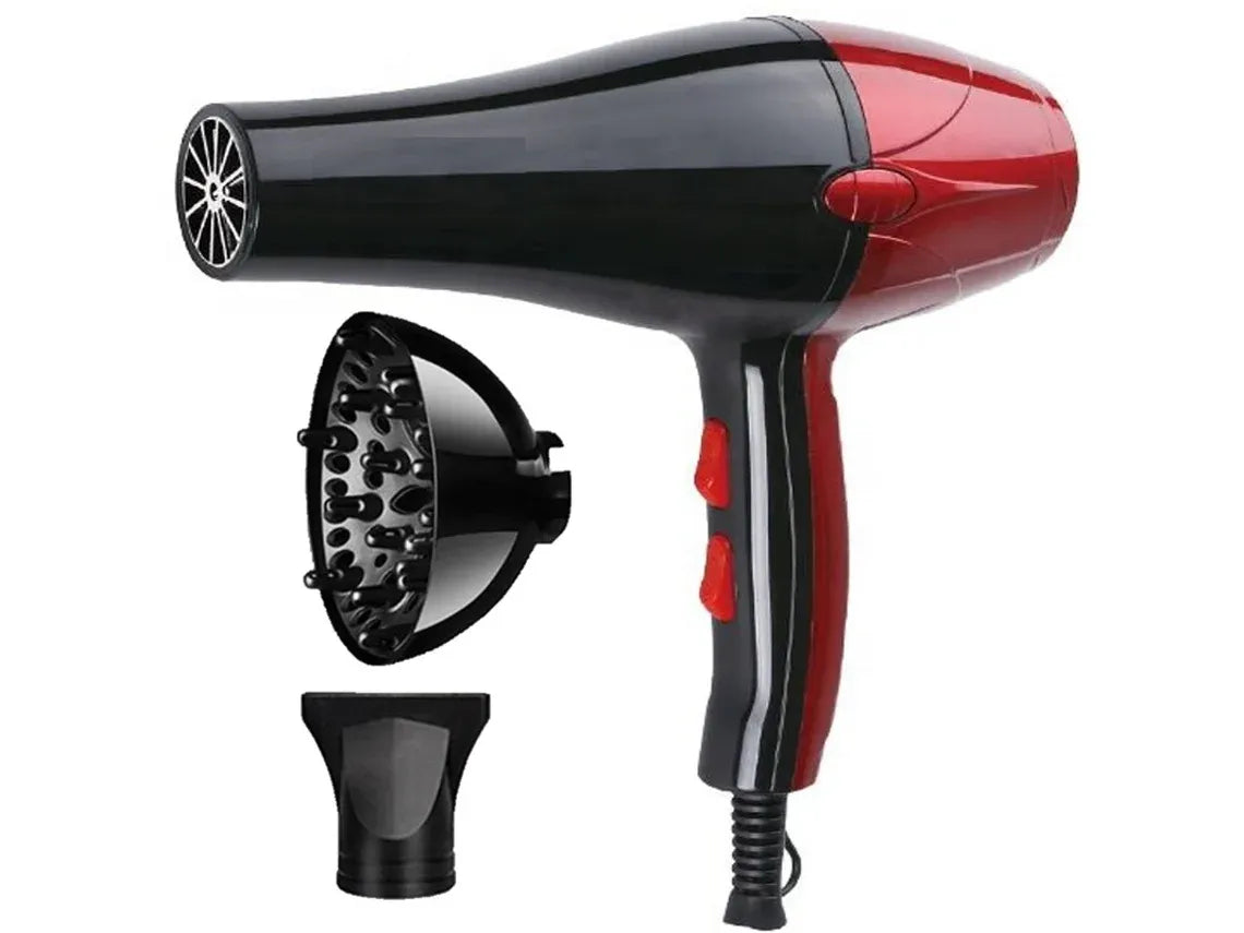 Secador de Cabelo Profissional Lolek Surker 3500W com Difusor e Ar Frio – Potente, Silencioso e Seguro