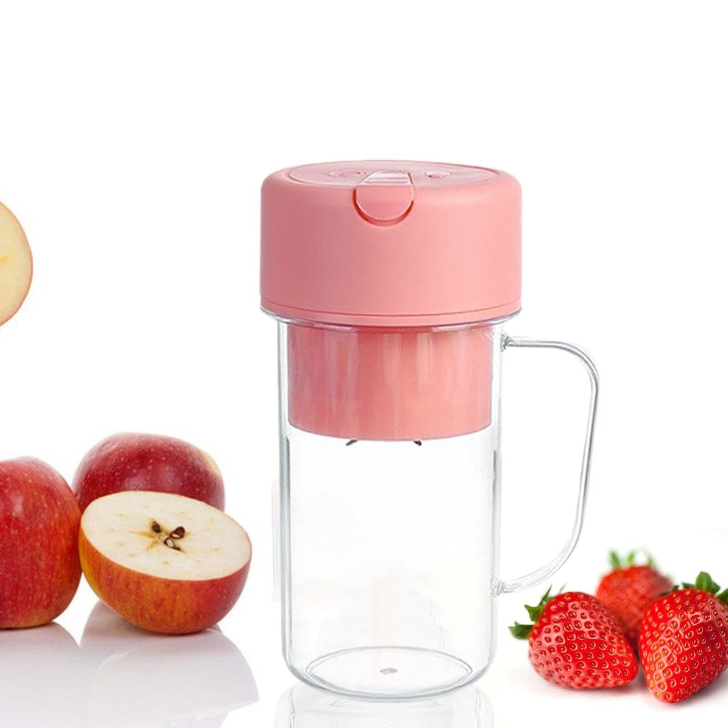 Licuadora Portátil de Gran Capacidad – Mini Exprimidor Rosa