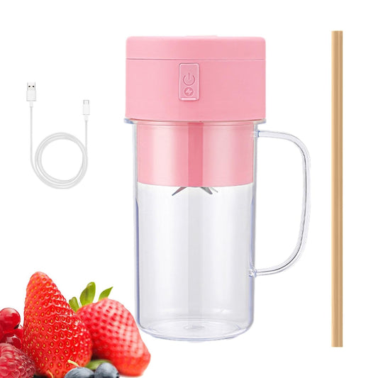Licuadora Portátil de Gran Capacidad – Mini Exprimidor Rosa